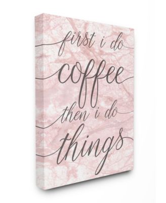 Coffee Things Canvas Wall Art, 24" x 30"
