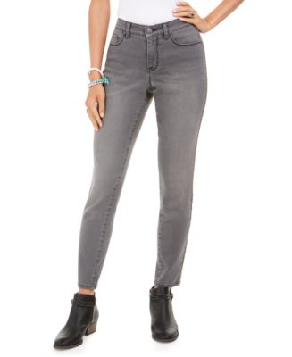 Style & Co Curvy-Fit Skinny Bling Pocket Jeans, Created for Macy's - Macy's