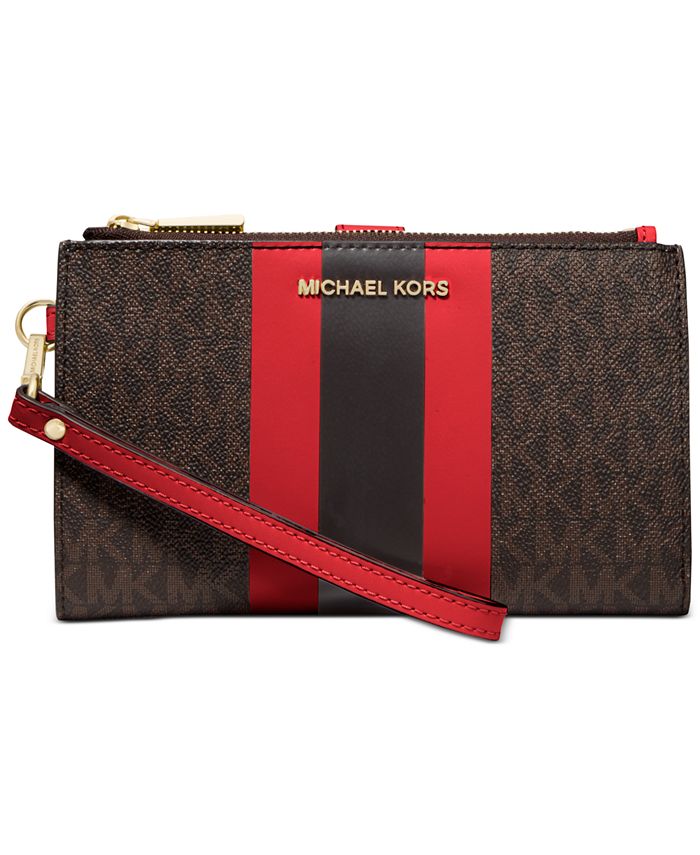 Michael Kors Jet Set Double Zip Wristlet Macy s