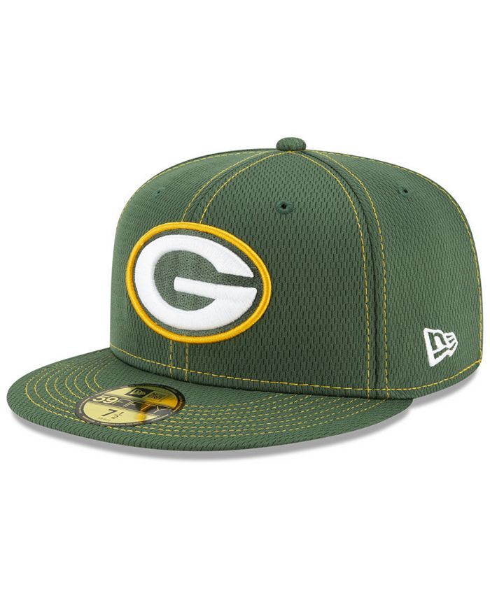 New Era Green Bay Packers On-Field Sideline Road 59FIFTY-FITTED Cap ...