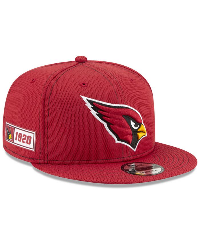 New Era Arizona Cardinals On-Field Sideline Road 9FIFTY Cap - Macy's