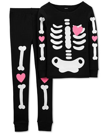 Carters clearance skeleton pjs