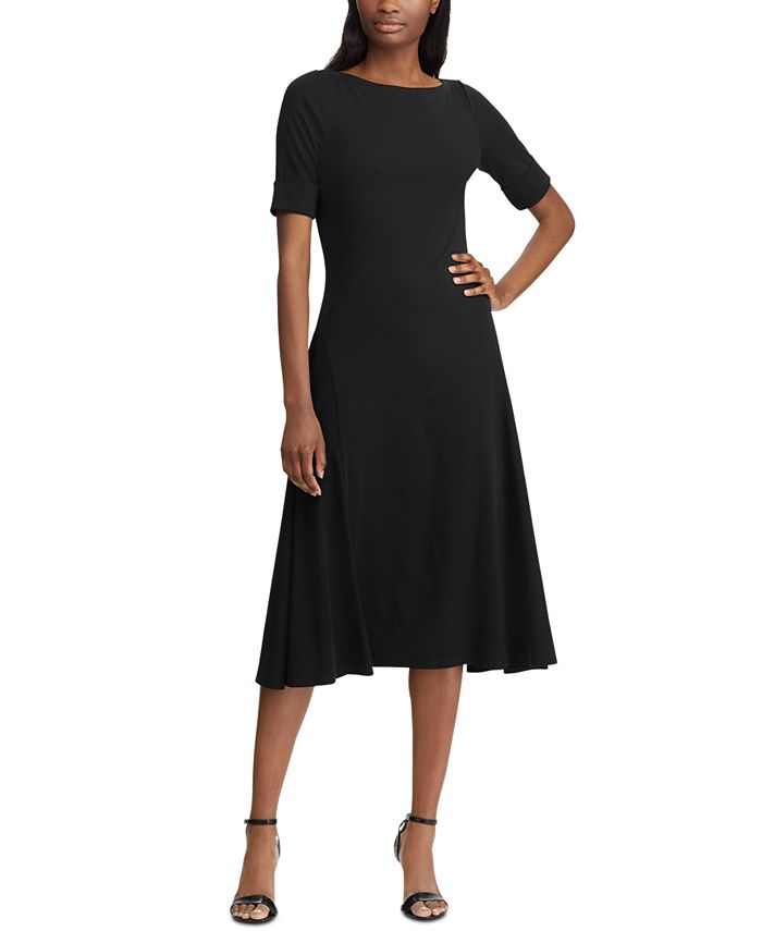lauren fit and flare dress
