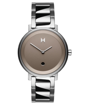 image of Mvmt Signature Ii Cloud Silver Stainless Steel Bracelet Watch 34mm