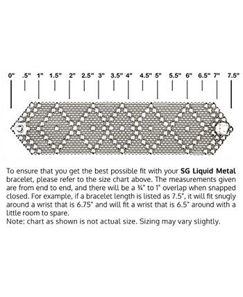 SG Liquid Metal - B79-AS Silver Mesh Bracelet