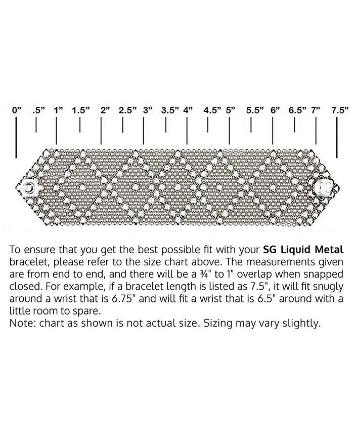 SG Liquid Metal - B4-AS Silver Mesh Bracelet