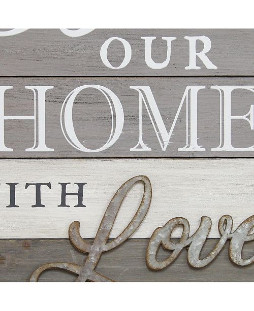 Stratton Home Decor Stratton Home Decor Bless Our Home With Love