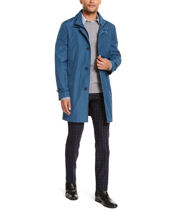 Calvin Klein Men's Munson Slim-Fit Modern Raincoat & Reviews - Coats &  Jackets - Men - Macy's