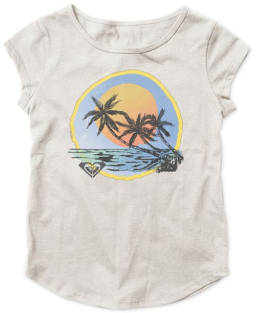 Roxy Big Girls Beach Print T Shirt Reviews Shirts Tops Kids