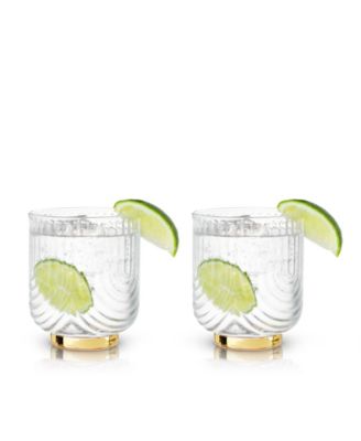 Gatsby Tumblers, Set of 2, 12 Oz