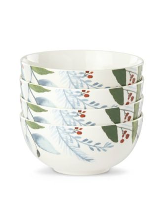 Lenox - Frosted Pines Appetizer Bowls, Set of 4