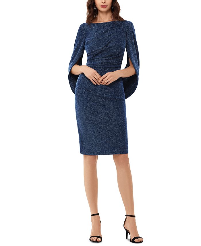 Betsy & adam hotsell draped sheath dress