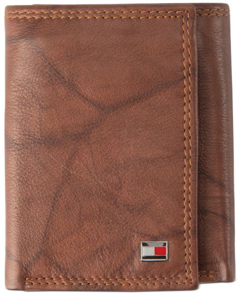 Мужские Tommy Hilfiger Men's Leather Billfold Pocket RFID Wallet