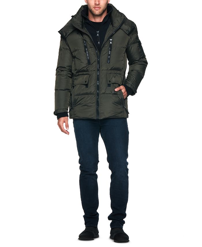 S13 Men's Ashton Mid-Length Puffer Jacket - Macy's