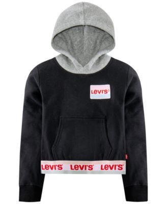 cropped levi hoodie