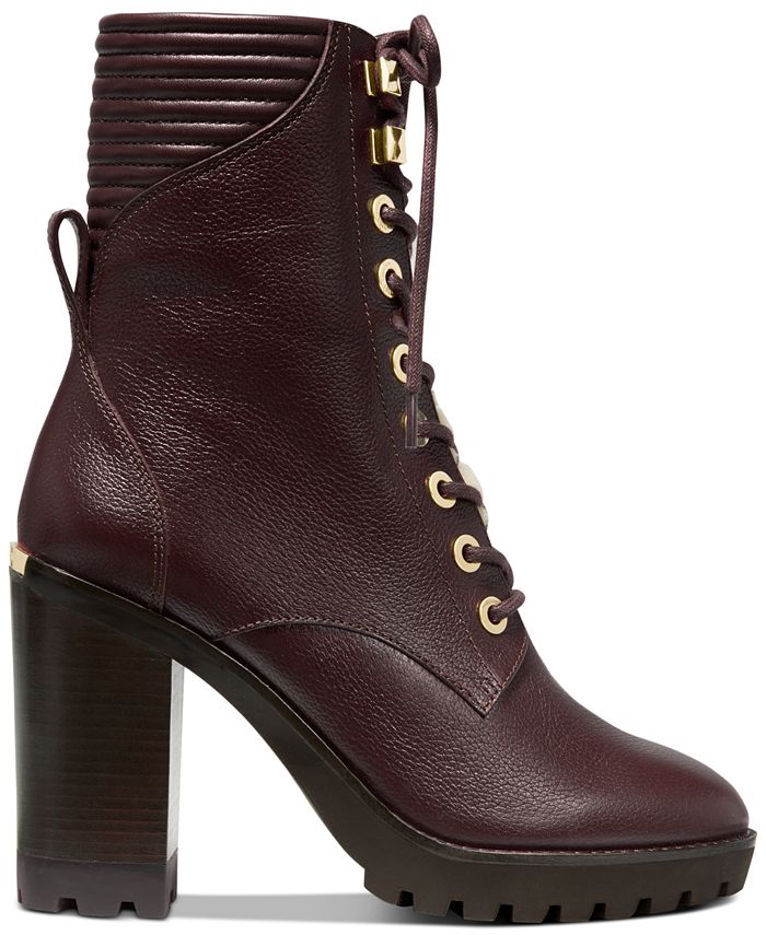 michael kors cognac booties
