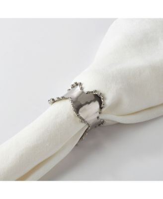 Napkin Ring Collection Classic Design Napkin Ring Set of 4, 2.5" x 1"