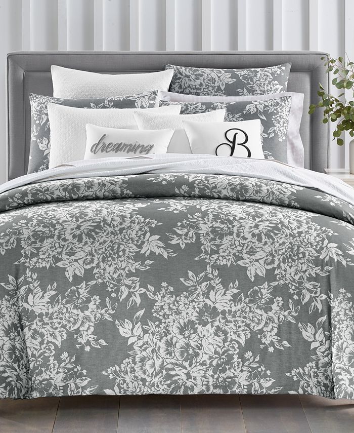 Woven Fl Cotton 300 Thread Count 3, Charter Club Damask Duvet Cover King Size