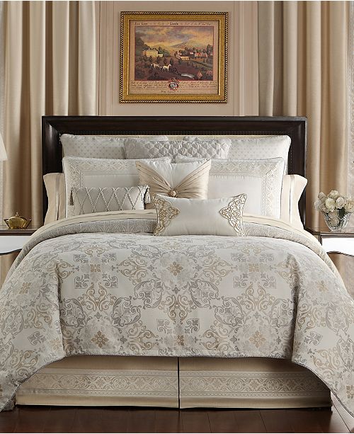 Waterford Shelah Reversible Queen 4 Piece Comforter Set Reviews