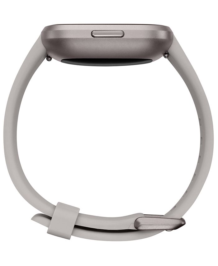 Fitbit Versa 2 Mist Gray Elastomer Strap Touchscreen Smart Watch 39mm & Reviews - All Fashion