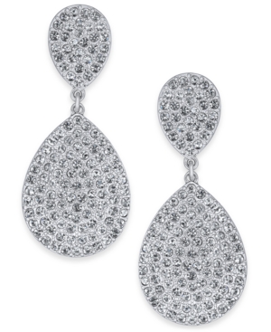 image of Inc Pave Double Drop Earrings, Created for Macy-s