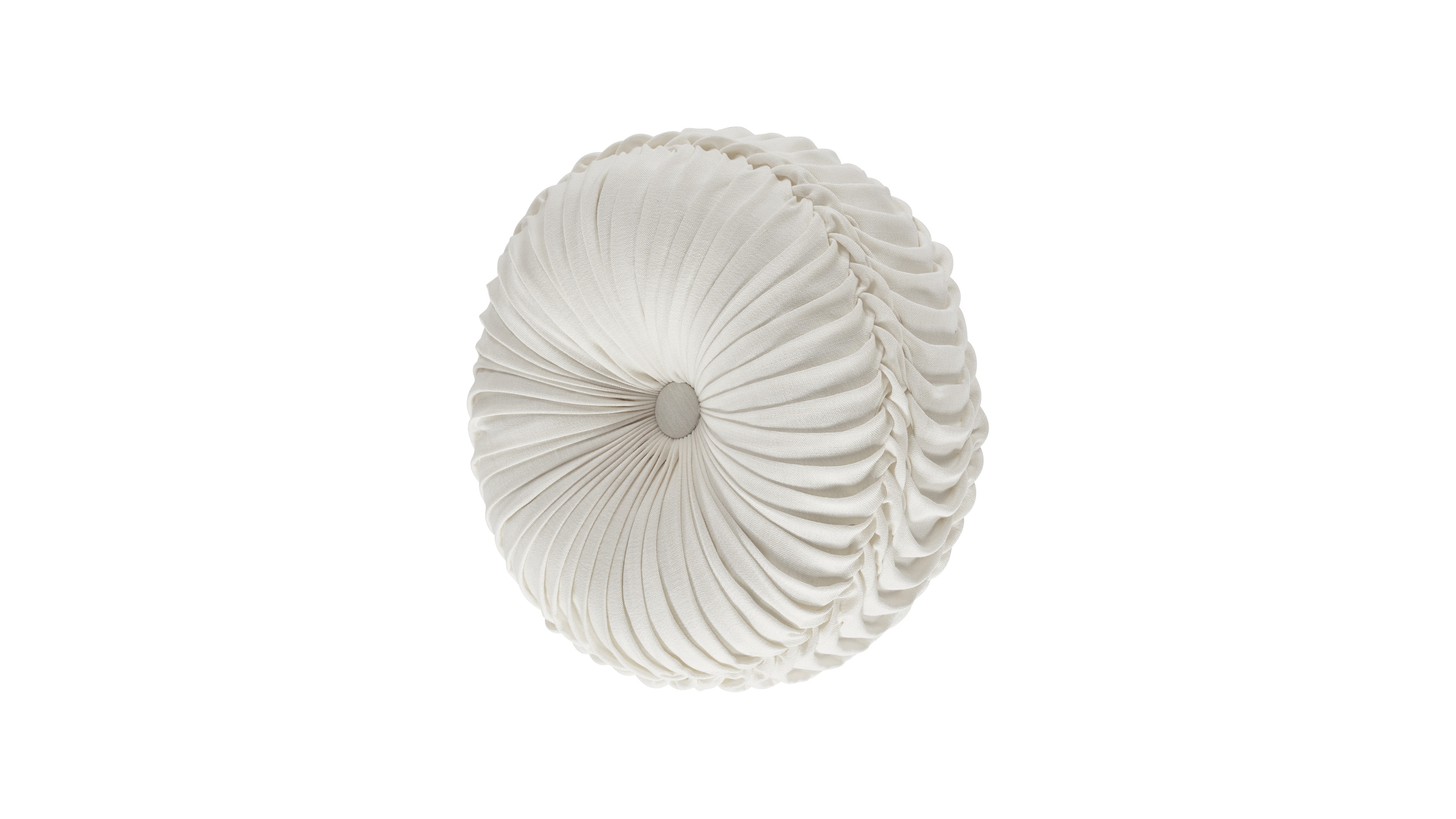 J Queen New York Lauralynn Tufted Decorative Pillow, 15" Round
