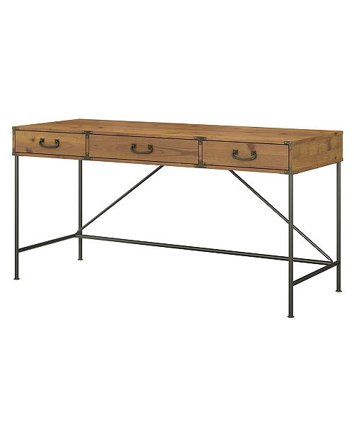 Kathy Ireland Home By Bush Furniture Ironworks Writing Desk With