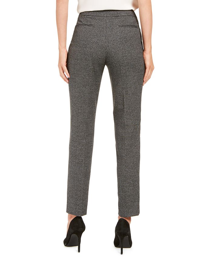 Anne Klein Houndstooth Bowie Dress Pants - Macy's
