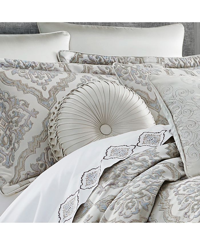 J Queen New York Eleanora Tufted Round Decorative Throw Pillow Macy's