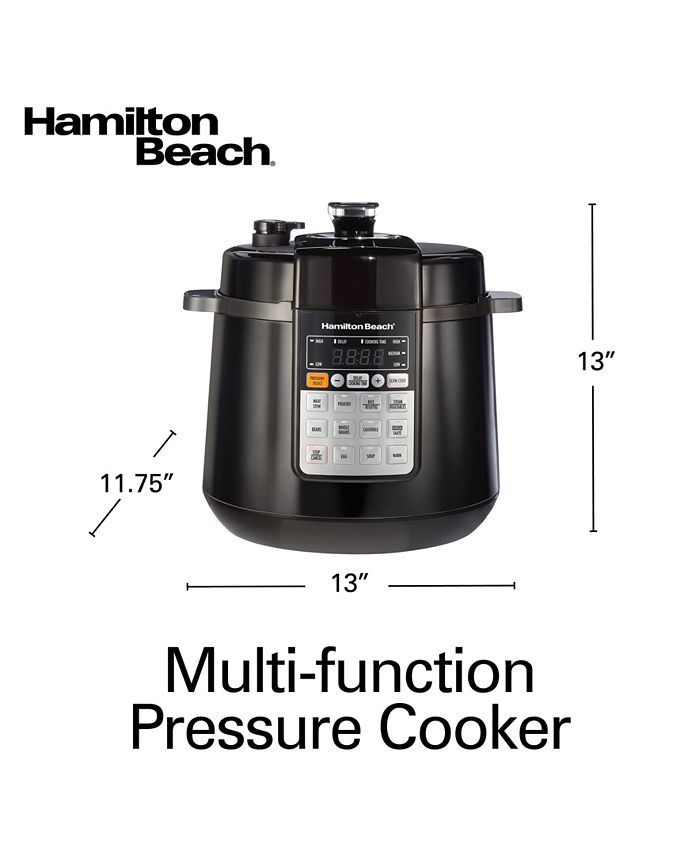 Hamilton Beach MultiFunction 6Qt. Pressure Cooker Macy's