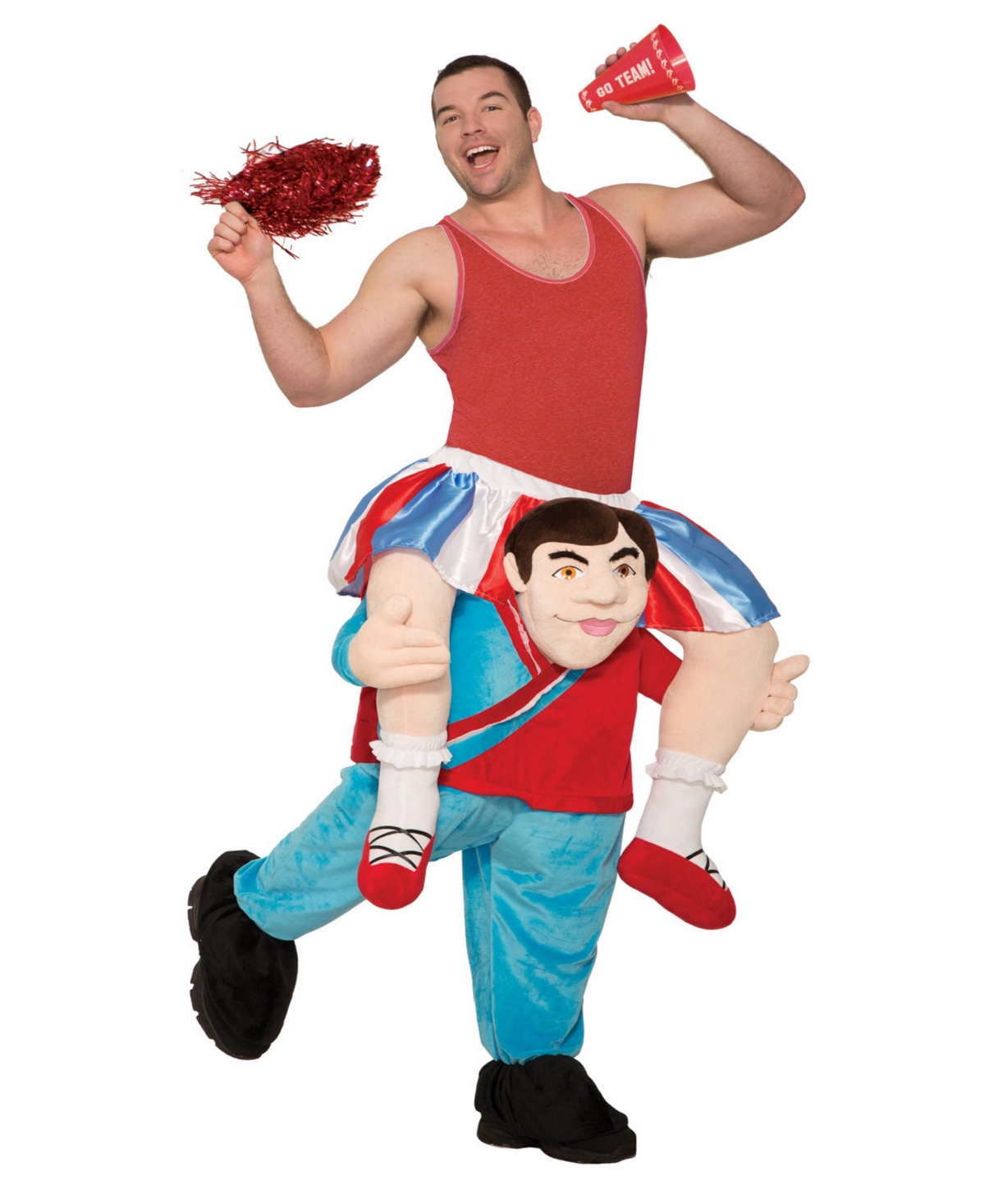 Buyseasons Buy Seasons Men's Ride a Cheerleader Costume