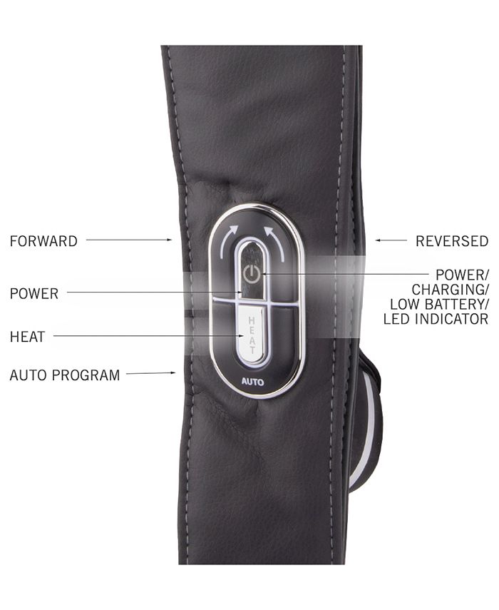 Brookstone Cordless Heated Neck & Back Massager Macy