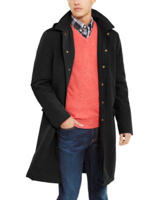 mens modern raincoat