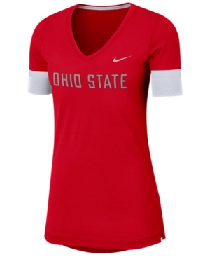 Nike Women's Ohio State Buckeyes Fan V-Neck T-Shirt
