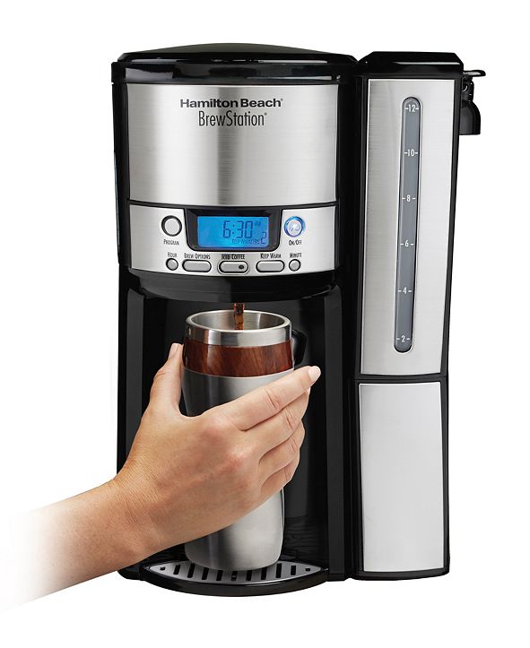 Hamilton Beach 12 Cup BrewStation Dispensing Coffee Maker ...