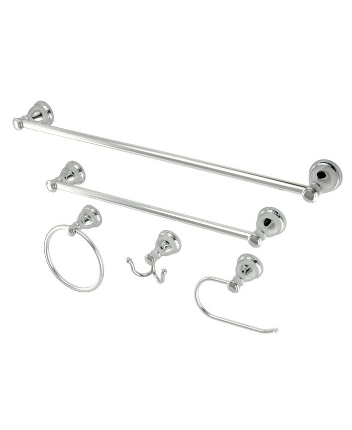 Kingston Brass - Mesa Verde 5-Pc. Bathroom Accessory Set in Polished Chrome