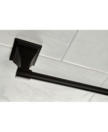 Kingston Brass - Monarch 18-Inch and 24-Inch Towel Bar Bathroom Accessory Set in Black