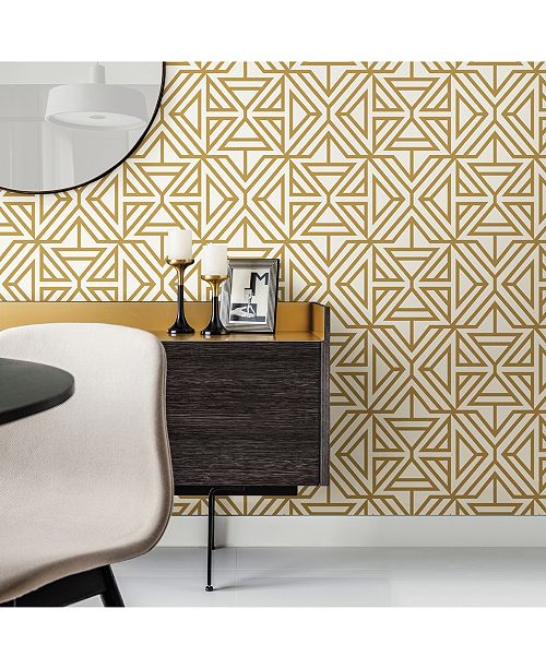 A Street Prints 20 5 X 396 Helios Geometric Wallpaper Reviews All Wall Decor Home Decor Macy S