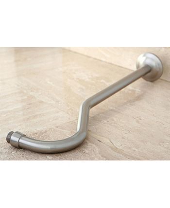 Kingston Brass - Restoration 17-Inch Shower Arm in Brushed Nickel