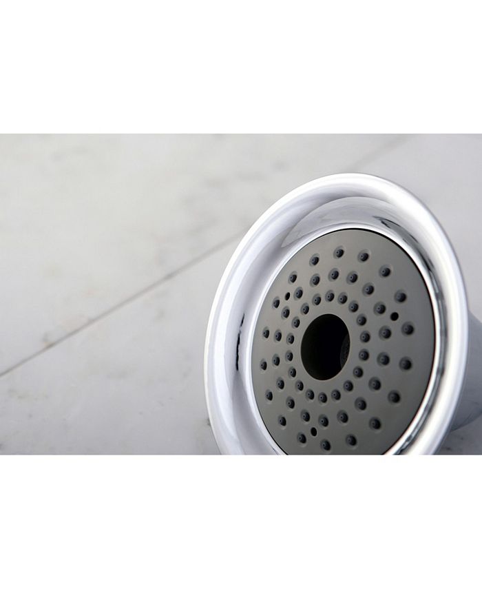 Kingston Brass 2 Function 6Inch 1.75GPM ABS Shower Head with ABS Bal