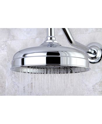 Kingston Brass - Victorian 8-Inch OD Raindrop Shower Head with 91 Water Channels in Polished Chrome