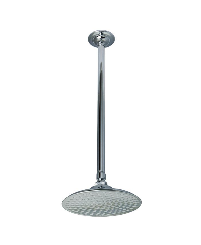 Kingston Brass - Victorian Shower Head with 17-Inch Ceiling Mounted Shower Arm in Polished Chrome