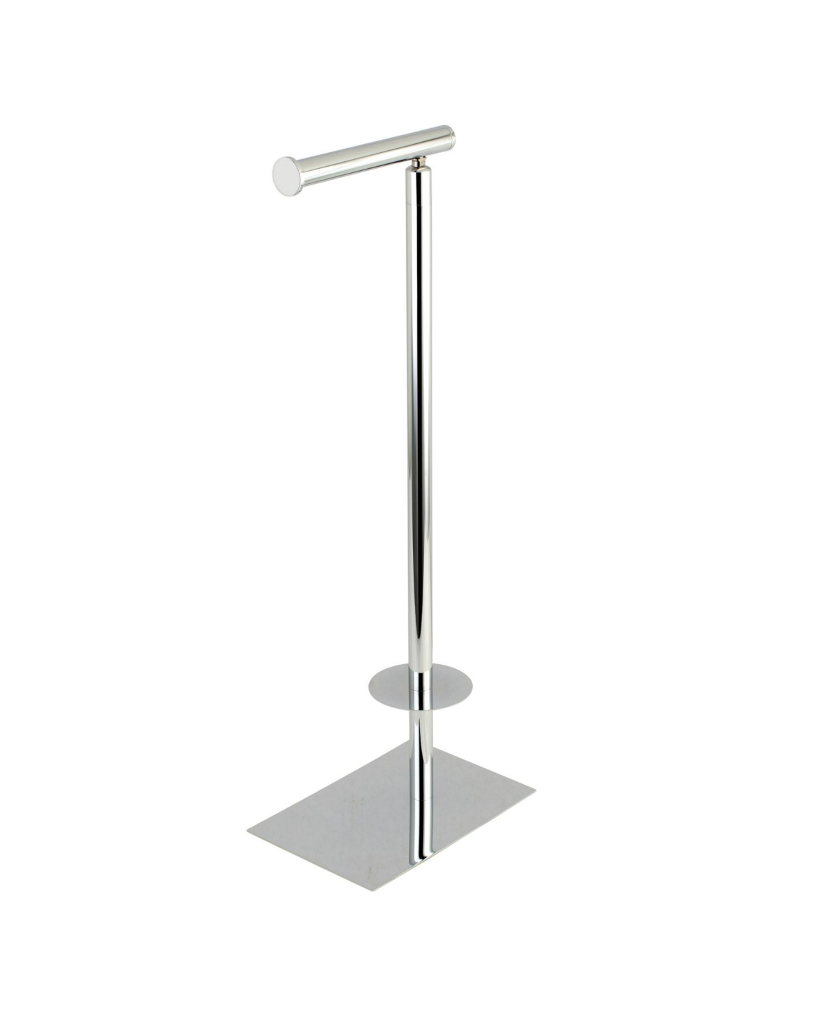 Kingston Brass Claremont Dual Freestanding Toilet Paper Stand in Polished Chrome Bedding