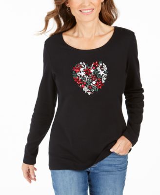 Karen Scott - Joyful Heart Cotton Top