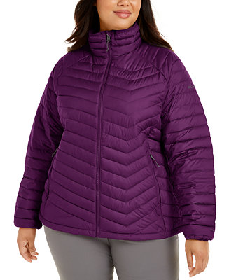Columbia Plus Size Powder Lite Quilted Puffer Jacket - Macy's