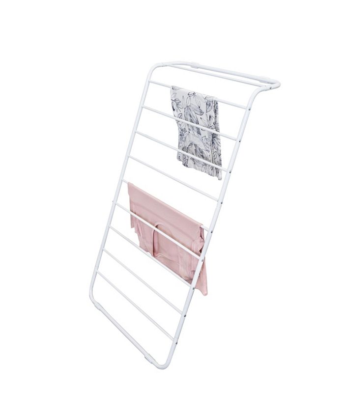 Honey Can Do - Leaning Clothes Drying Rack, White