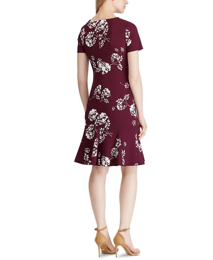 Lauren Ralph Lauren Petite Floral ALine Jersey Dress Macy's