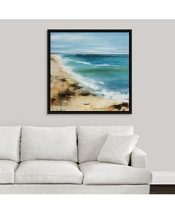 GreatBigCanvas - 36 in. x 36 in. "Coastal Breeze" by  Sydney Edmunds Canvas Wall Art