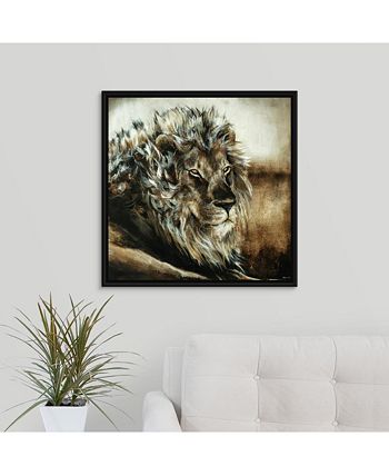 GreatBigCanvas - 24 in. x 24 in. "King of the Land" by  Sydney Edmunds Canvas Wall Art