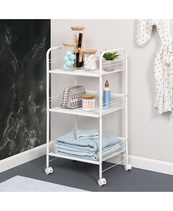 Honey Can Do 3Tier Mesh Rolling Storage Cart Macy's
